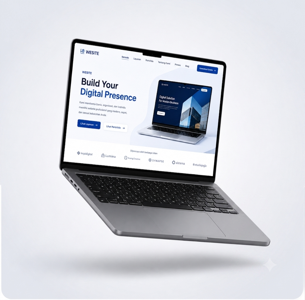 Website Mockup Laptop