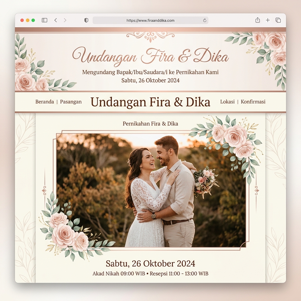 Undangan Fira & Dika