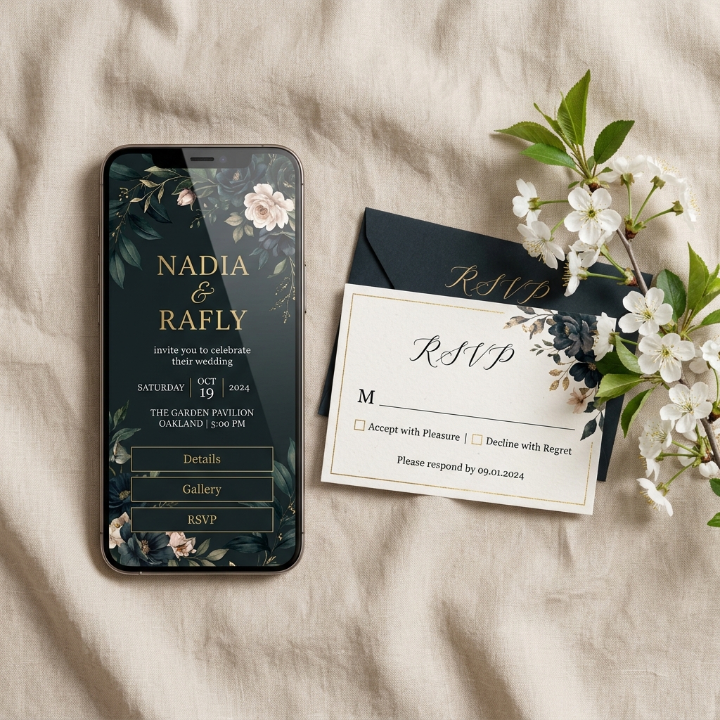 Digital Invitation Mockup